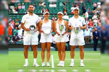 Los mexicanos Santiago González y Giuliana Olmos, subcampeones en dobles mixtos de Wimbledon