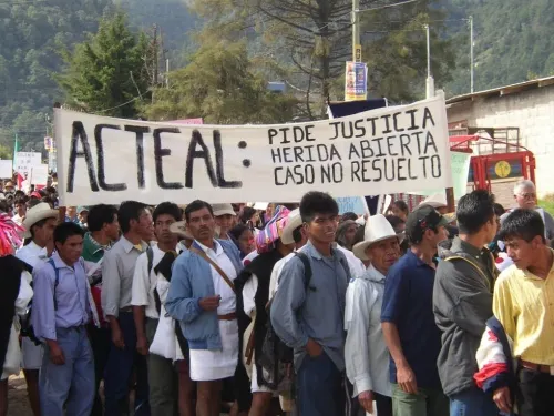 Piden sobrevivientes de Acteal disculpa del gobierno