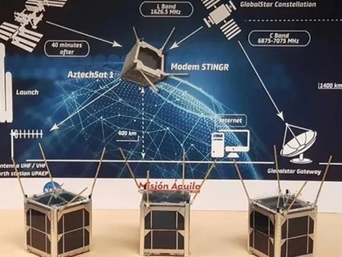 Nanosatélite mexicano llega a la NASA