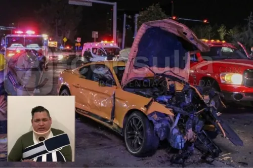 Chofer del Mustang culpa a policías por choque en La Vista