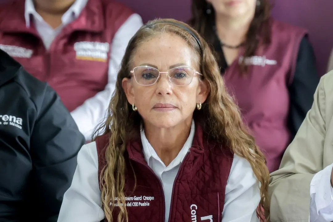 Olga Lucía Romero Garci-Crespo, dirigente estatal de Morena en Puebla. Foto: Anel Esgua / EsImagen