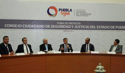 Tony Gali toma protesta al Consejo Ciudadano de Seguridad y Justicia