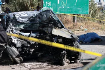 Fatal accidente en la México-Puebla: automovilista muere prensado