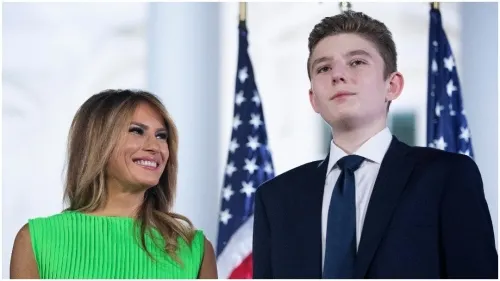 Barron, hijo de Donald y Melania Trump, también dio positivo a COVID-19