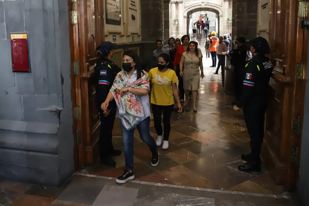 Simulacro Ayuntamiento de Puebla