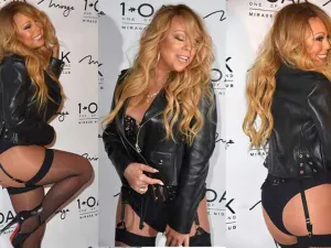 Mariah Carey se ‘viste’ en lencería para ser DJ