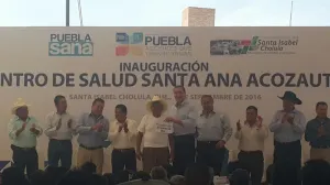 Inaugura RMV Centro de Salud en Santa Isabel Cholula