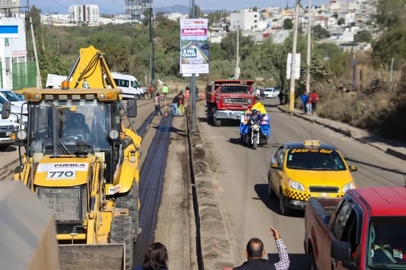 Rehabilitación de la Prolongación de la 11 Sur mejorará conectividad y movilidad en Puebla