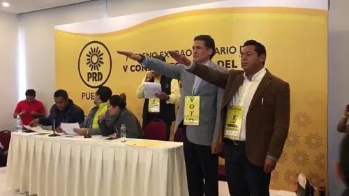 Ungen a Jorge Cruz Bermúdez como nuevo líder del PRD en Puebla en relevo de Martínez Amador