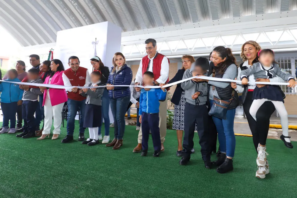 Gobernador de Puebla inaugura la rehabilitación del Centro de Atención Múltiple “Yolojpili” en San Pedro Cholula