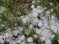 Granizada y lluvia causó inundaciones y caída de árboles