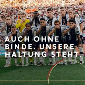 La selección alemana y su polémica protesta antes de su primer encuentro en Qatar