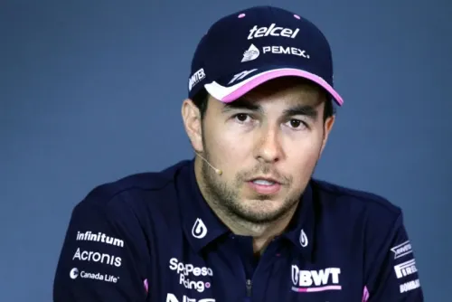 Checo Pérez fuera del top diez en primera práctica de GP de Austria