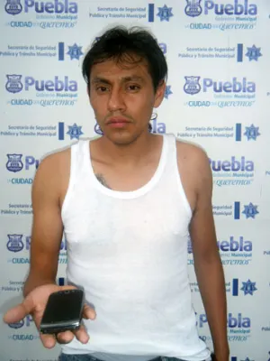 Policía municipal aseguró a presunto ladrón en pleno centro histórico