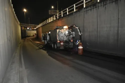 Agua de Puebla realiza limpieza y desazolve en pasos a desnivel y principales vialidades