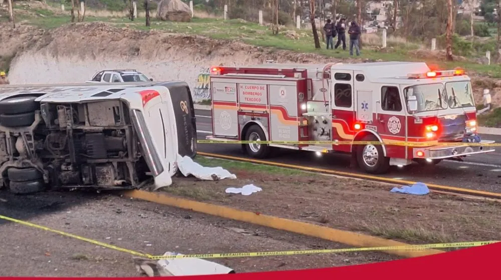 Accidente de autobús en ruta Cuautempan-CDMX deja 1 muerto y 12 heridos ...