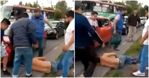 Ahora en CDMX: comerciantes dan una paliza a sujeto que quiso robar flores en Cuemanco