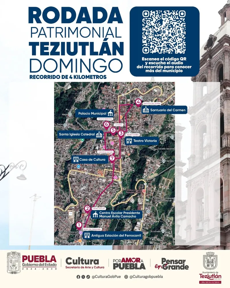 Teziutlán se une a rodadas patrimoniales durante este fin de semana