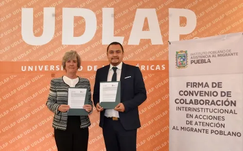La UDLAP y el IPAM se comprometen por el bien universitario y del migrante