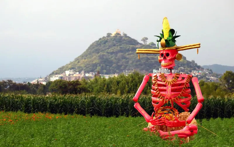 Valle de Catrinas 2026: Atlixco se llena de dioses prehispánicos y arte monumental