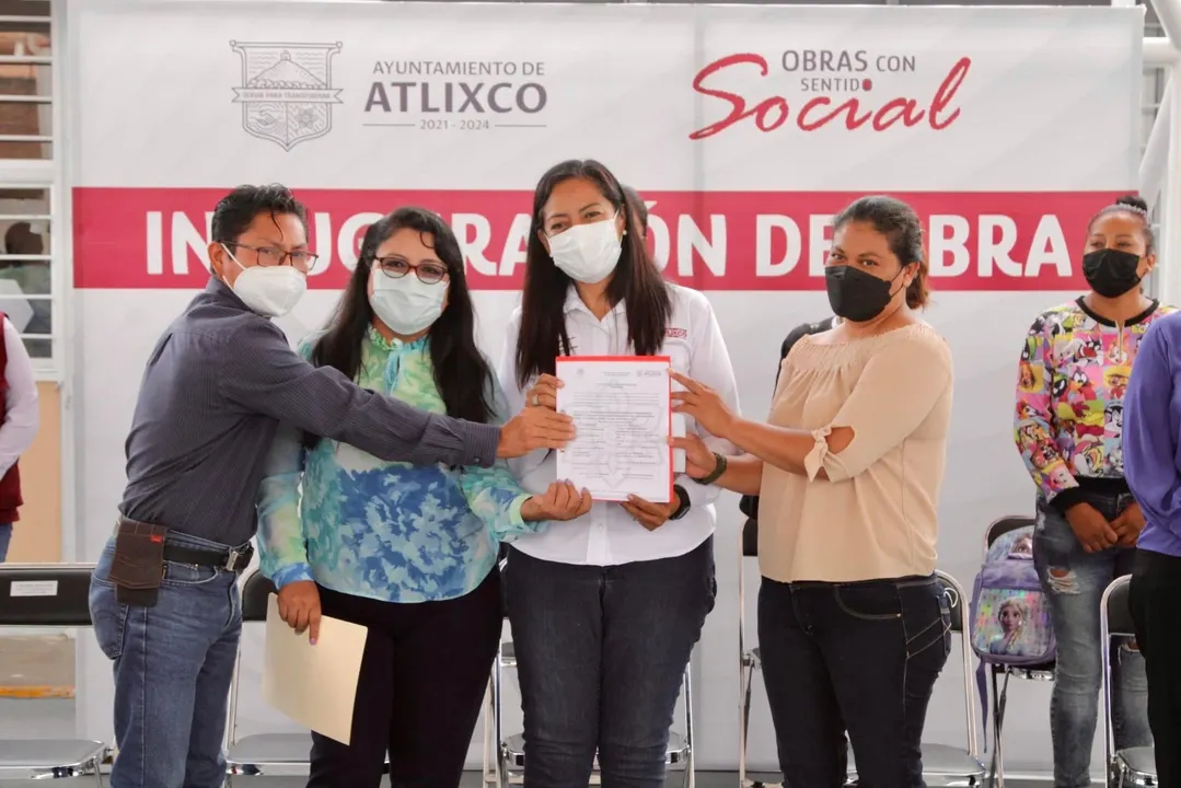 Gobierno de Atlixco atiende rezago en infraestructura educativa y obra pública