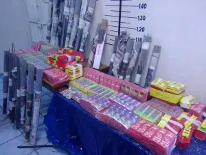 Decomisan 400 kilos de pirotecnia en San Pedro Cholula