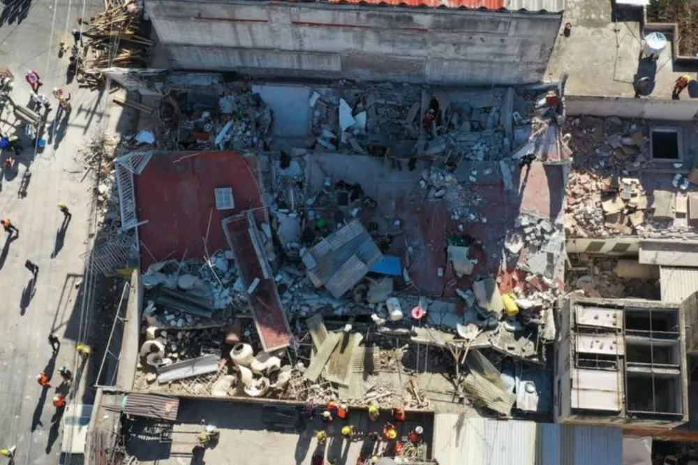 Explosión tanque de gas