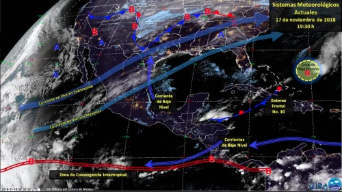 Pronostica SMN bajas temperaturas y heladas para el norte y centro del país