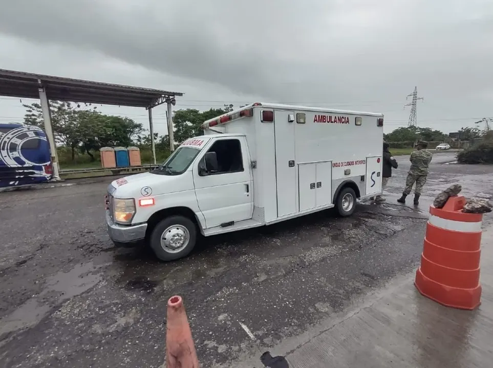 Ambulancia pirata Tabasco