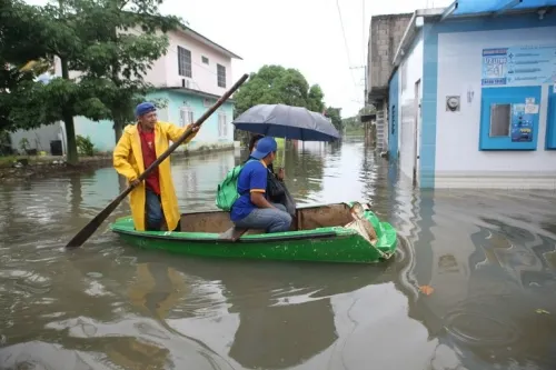 “Está muy fuerte la inundación”: AMLO ratificó apoyo a los damnificados en Tabasco
