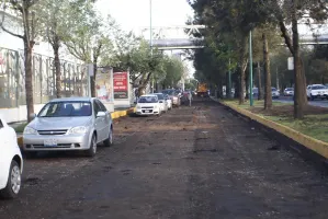 Pavimentaciones, afectadas por recorte presupuestal