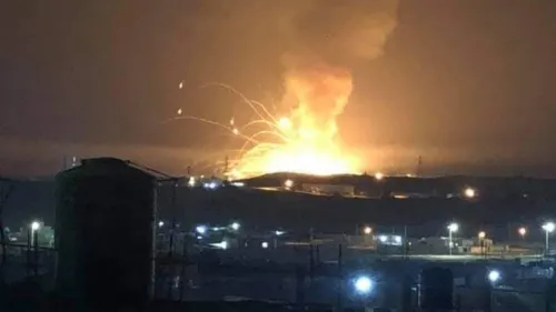 Grandes explosiones en una base militar en las afueras de la capital de Jordania