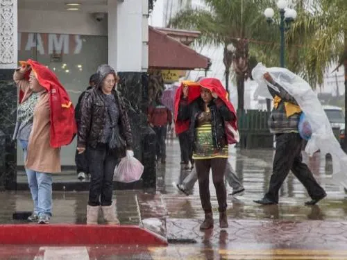 Antes de tiempo llega la tormenta “Adrián” y provoca lluvias