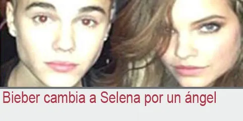 Bieber cambia a Selena por un ángel
