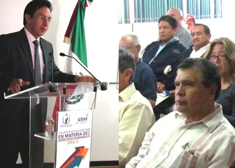 Estrecha colaboración CDHEP con organizaciones de la sociedad civil