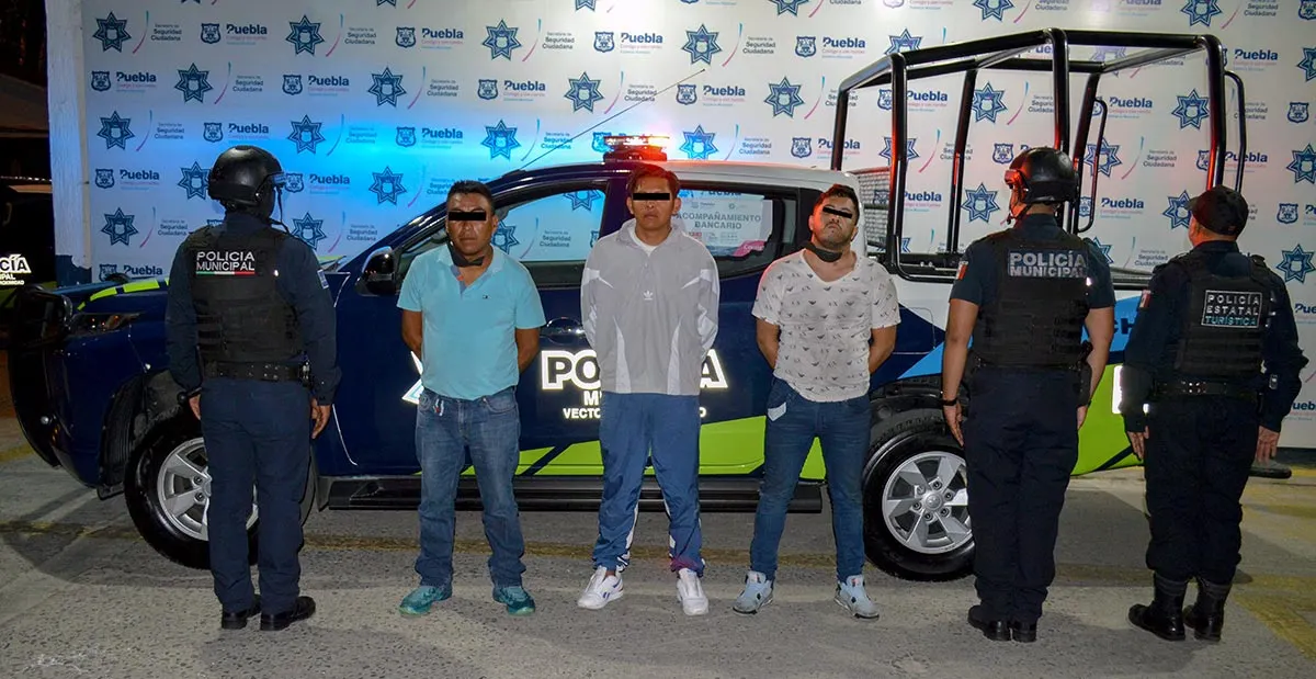 Detenidos Robo A Att Puebla