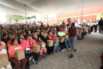 Fortalece Ayuntamiento de Puebla seguridad alimentaria con 5 mil 400 apoyos en La Margarita