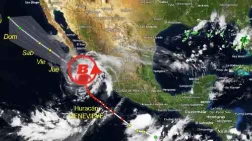 Huracán ‘Genevieve’ llegaría la madrugada del jueves a Los Cabos; podría tener efectos devastadores