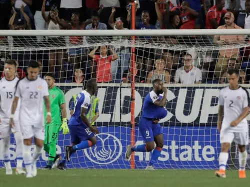 Haití sorprende y envía a Costa Rica ante México
