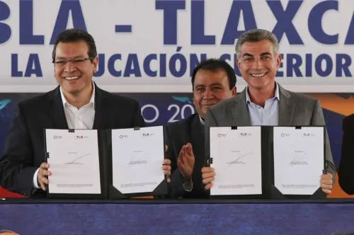 Tony Gali y Marco Mena fortalecen educación e impulsan economía de Puebla-Tlaxcala