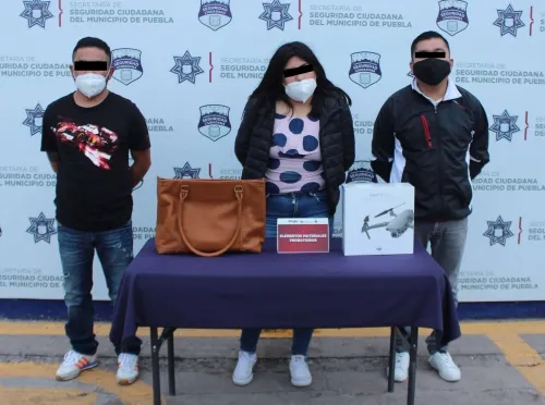 Recuperó Policia Municipal de Puebla un dron valuado en más de 50 mil pesos