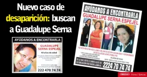 Nuevo caso de desaparición: buscan a Guadalupe Serna