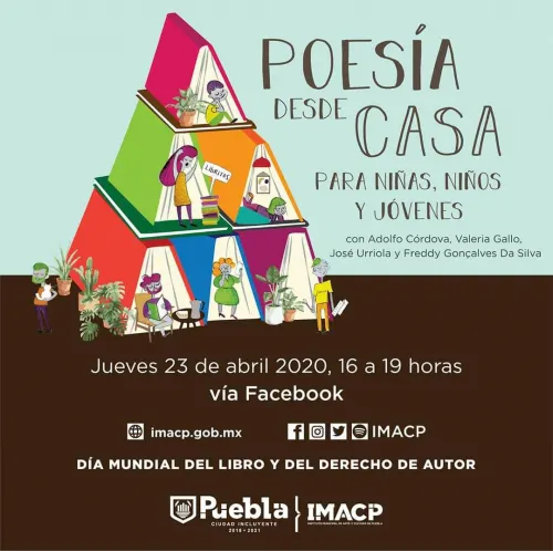 Celebrarán el Día Mundial del Libro y del Derecho de Autor virtualmente