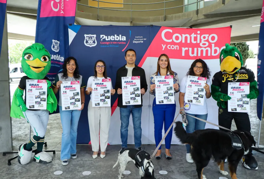 Ayuntamiento de Puebla anuncia el Gran Paseo Muy Padre 2024, para festejar a los papás