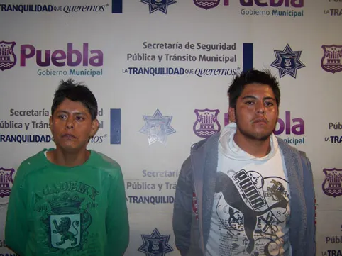 Presuntos ladrones asegurados por la Policía Municipal