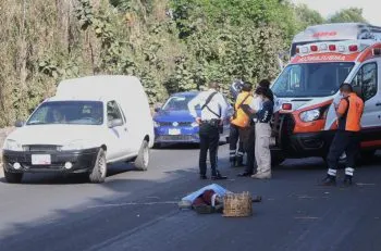 Muere hombre arrollado sobre la lateral de la autopista frente a galletera