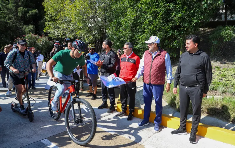 Gobierno de Puebla rehabilita ciclopistas en la zona metropolitana para fomentar la convivencia familiar