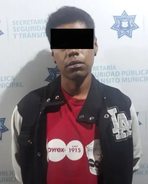 Detiene Policía Municipal de Puebla a probable asaltante de taxistas