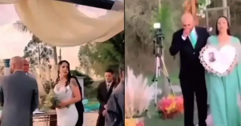 Mujer celebra ceremonia pese a la trágica muerte de su prometido