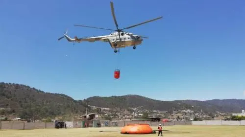 Atiende Protección Civil incendio forestal en Zautla